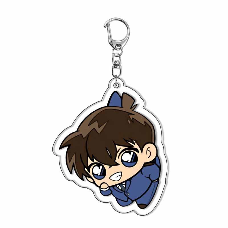 Anime Detective Conan Acrylic Keychain Ran Mori Transparent Charm Figure Merchandise Drop Shipping Cross Border