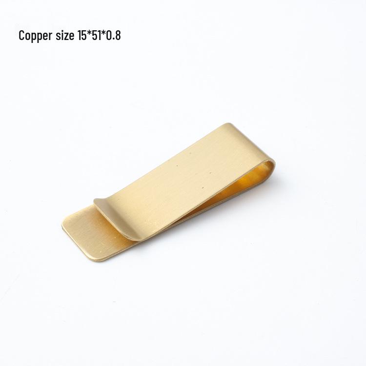 

Латунный зажим для денег и держатель для карт с возможностью нанесения логотипа