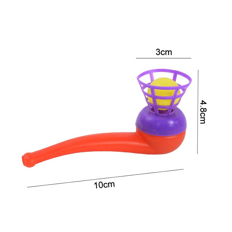 10/20Pcs Colorful Blowing Pipe Magic Floating Ball Game Kids Birthday Party Favors Funny Gift Pinata Filler Balance Training Toy