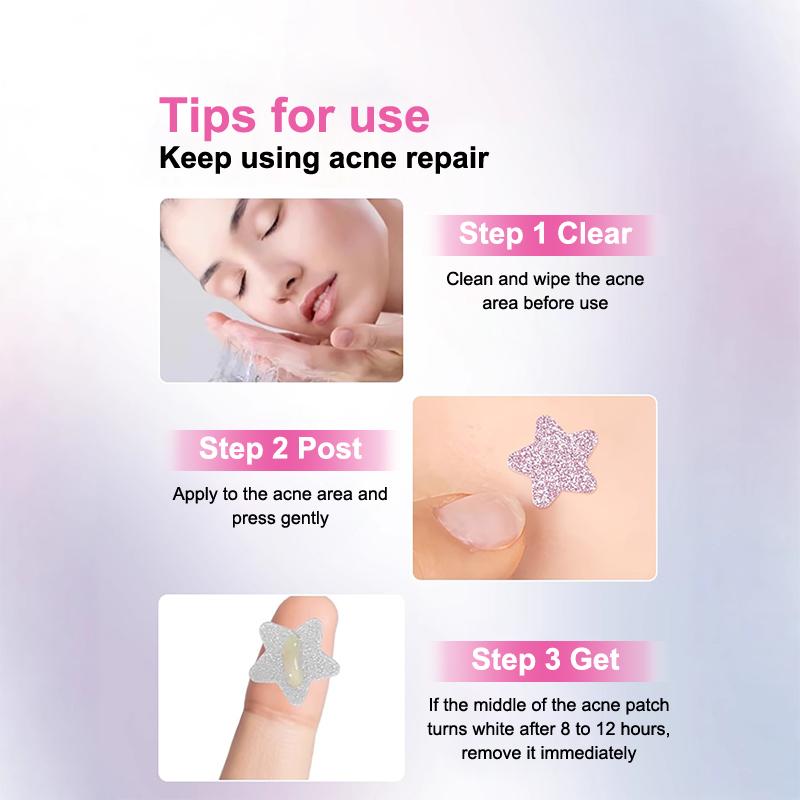 360Pcs Colorful Invisible Pimple Removal Anti-Acne Hydrocolloid Patches Spots Marks Concealer Beauty Makeup Tool Repair Sticker