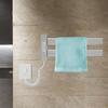 Electric Heated Towel Rack Smart Temperature Control Warming for Shower Black