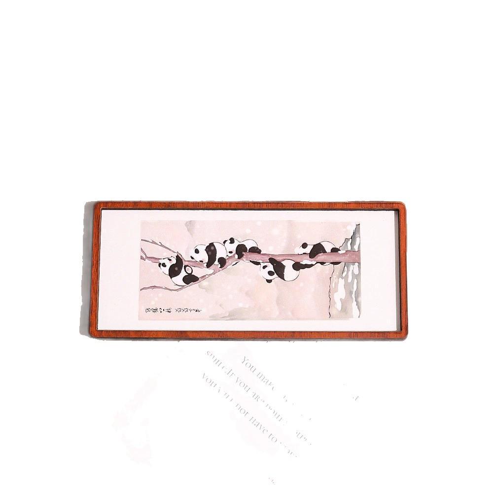 Chinese Panda Picture Frame Magnet - Chengdu Cultural Souvenir