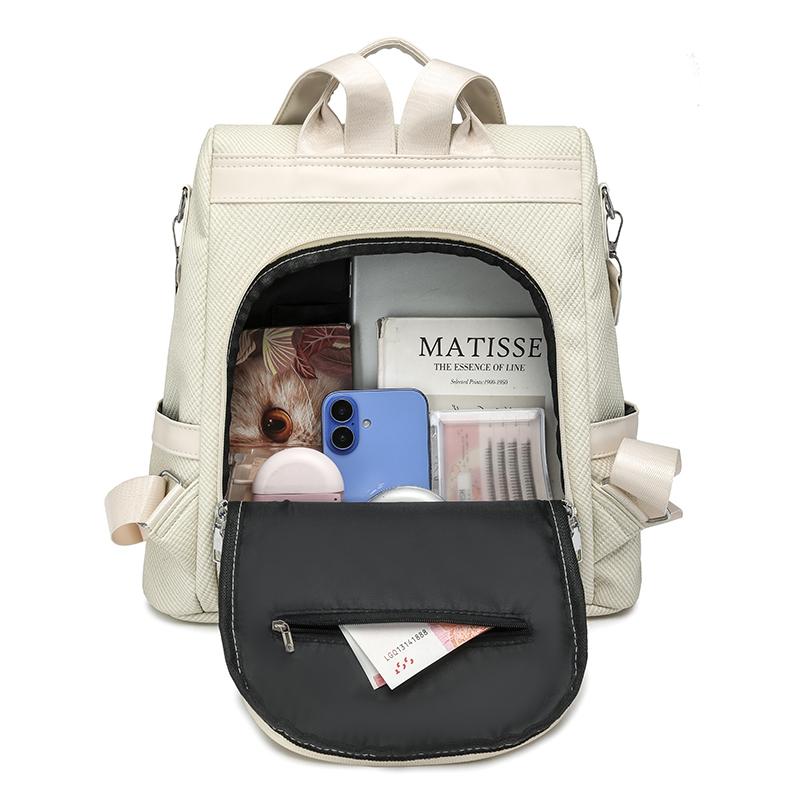 Anti-theft Backpack Women's Commuter Multi-function Oxford Backpack Student Schoolbag