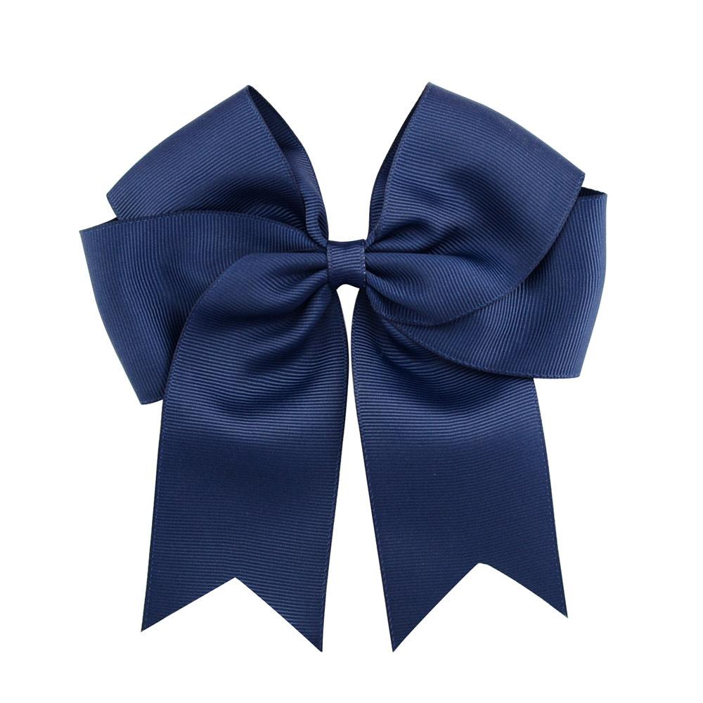 6-inch Ribbed Ribbon Fishtail Double-layer Streamer Bow Hairpin Children's Hair Accessories Headdress Hairpin