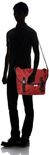 Dickies Messenger Bag, Shoulder Strap with Buckle, Large, 12-6600, Red