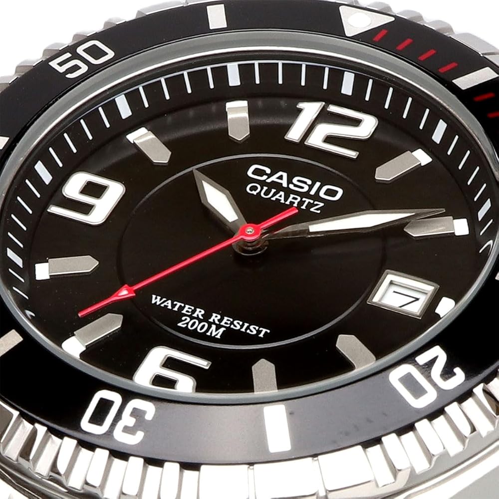Casio Standard Men's Quartz Watch 20 ATM Water Resistant MTD-1053D-1AV Black