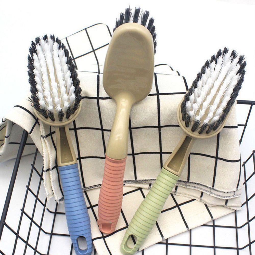 Rubber Grip Dusting Brush Long Handle Floor Cleaning Tool New Toilet Brush