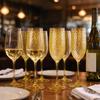 Lightweight Reusable PS Champagne Glasses 170/220ml Shatterproof Cocktail Goblets for Corporate Cocktail Party Event Supplies