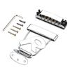 6 String Guitar Trapeze Tailpiece with Bridge Cover And Base Plate Electric Guitar Tailpiece Guitar Replacement Part