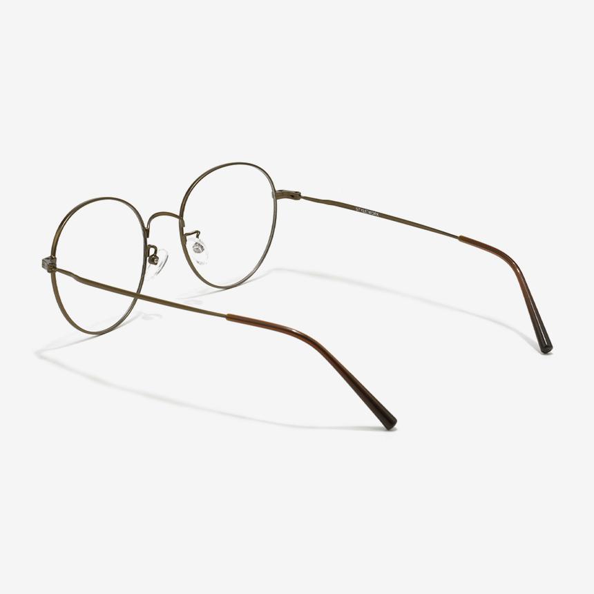 Seutailwokeu Matte Brown Metal Style11 M Br 53Mm Stylework Eyeglass Frames