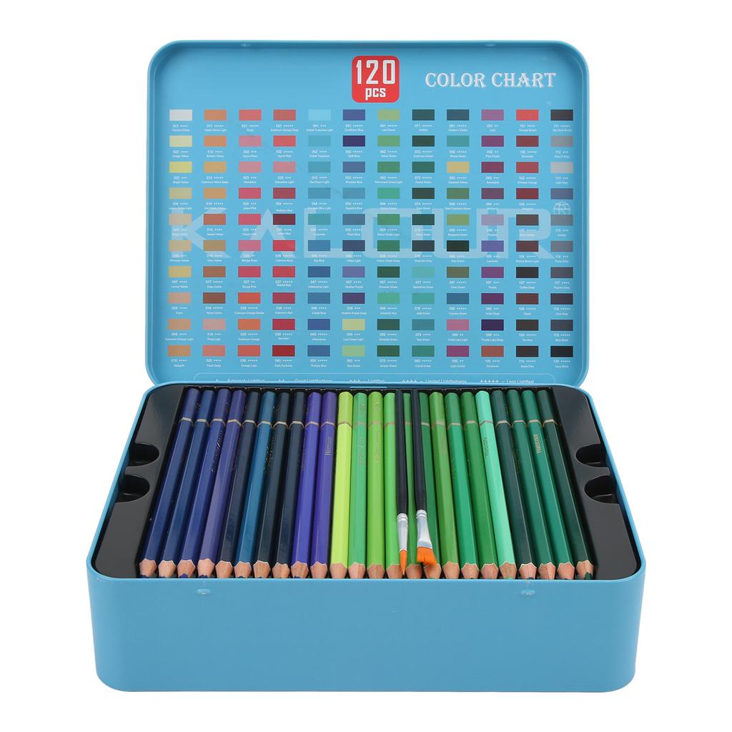 Coloring Pencils 120 Unique Colors DIY Making Interesting Relaxing Compact Portable Durable Pencil