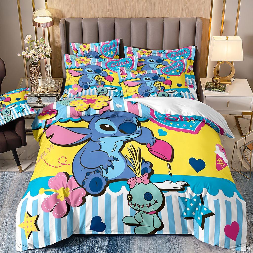 3D Digital Printing Quilt Set Three-Piece Bedding Set Four-Piece Starting Auction