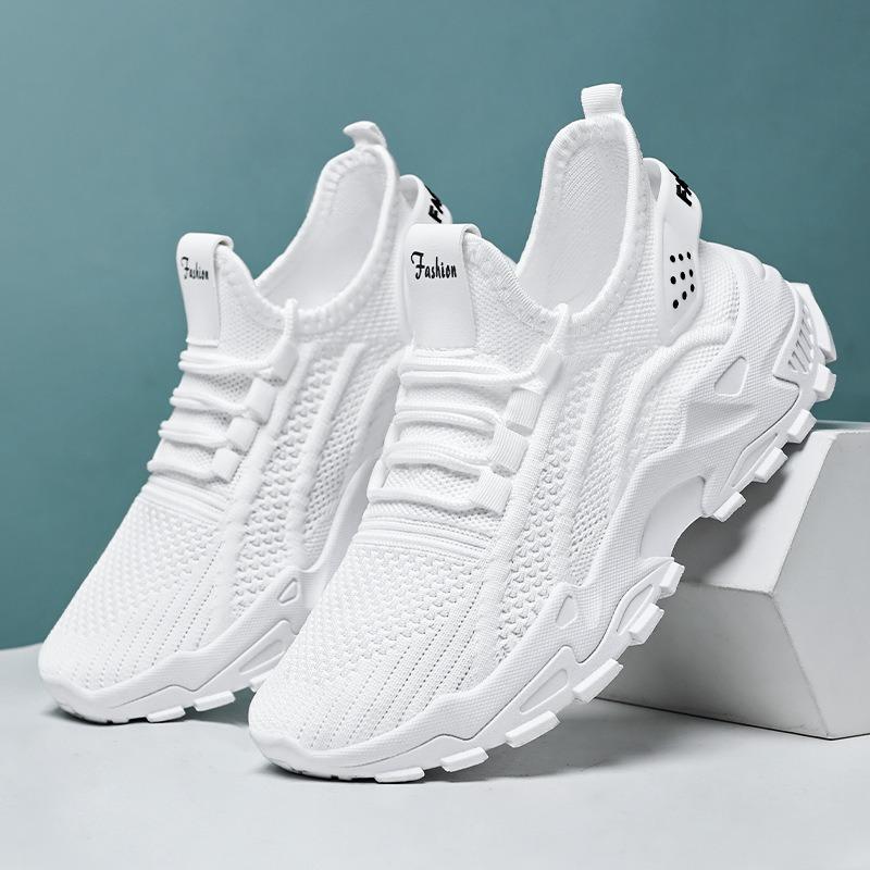 Neue Sommermode Damen Schuhe mit atmungsaktivem Mesh und dicken Sohlen, Retro Sportschuhe