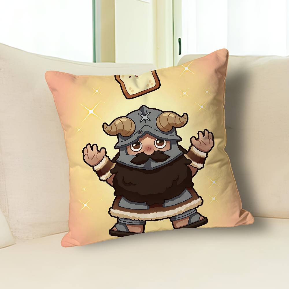 Tasty D-Delicious In D-Dungeons Pillow Cases for Bedroom Living Room Sofa Home Decor Polyester Cushion Cover with Zipper