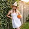 Foldable Knit Pointed Witch Hat for Halloween - Size