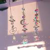 Silver Iridescent Crystal Suncatcher Wedding Decor Home Wedding Party Decoration Ornament Creative Gift