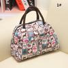 Handbag Ladies Spring Bento Fashion Casual Fine Print Practical Strap Double