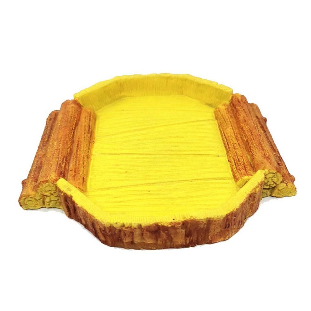 

Креативная миска для еды и воды для рептилий, смола, тарелка для кормления питомцев, легко моющаяся миска для рептилий, черепаха D