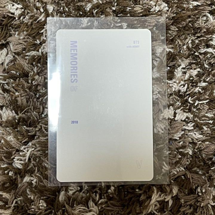 [USED] BTS Trading Cards Taehyung DVD Memories 2018