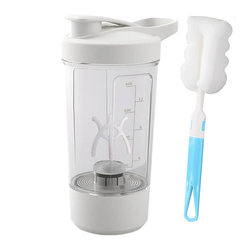Electric Protein Shaker Cup BPA Free USB Rechargeable Protein Shake Blender Automatic Mixing Cup 15 Ounces Water Cup