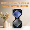 DC 5V LED Dot Matrix Electronic Hourglass DIY Kit Micro USB Interface Gravity Sensing Timer Soldering Practice Electronics DIY C
