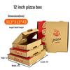 Custom Logo Food-Grade Kraft Pizza Box