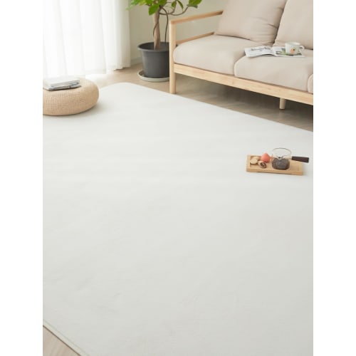 HARUMIN Washable Rug, 135 x 185 cm (Approx. 1.5 tatami mats), Scandinavian Style, Stylish, Antibacterial, Odor Resistant, Non-Slip, All-Season, Compat
