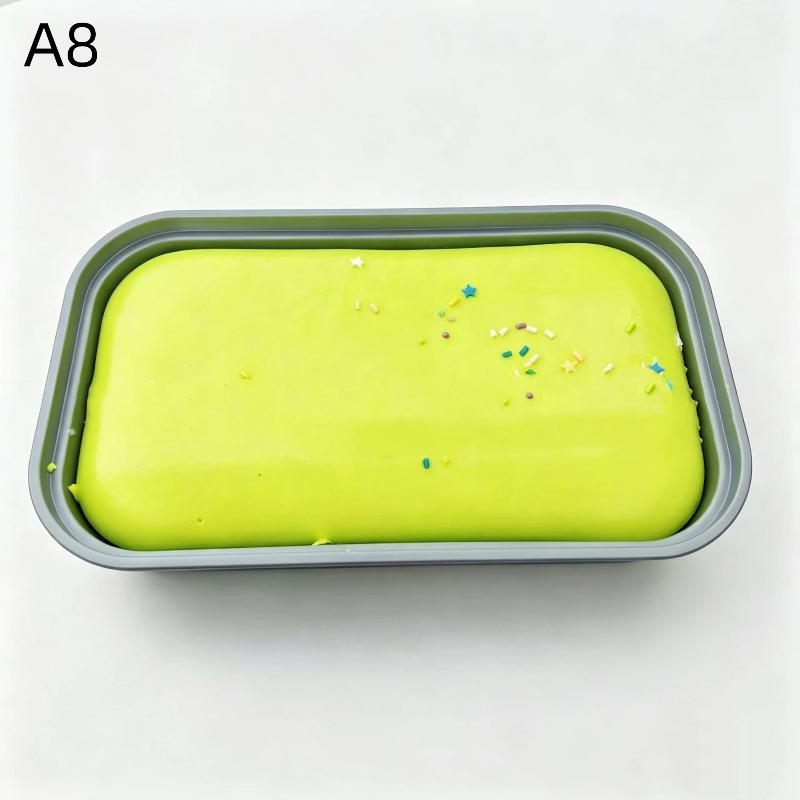 Slow Rebound Squeeze Toy 1Pcs Realistic Bread Simulation Soft Sticky Stress Relief Fidget Toy for Home Office Play