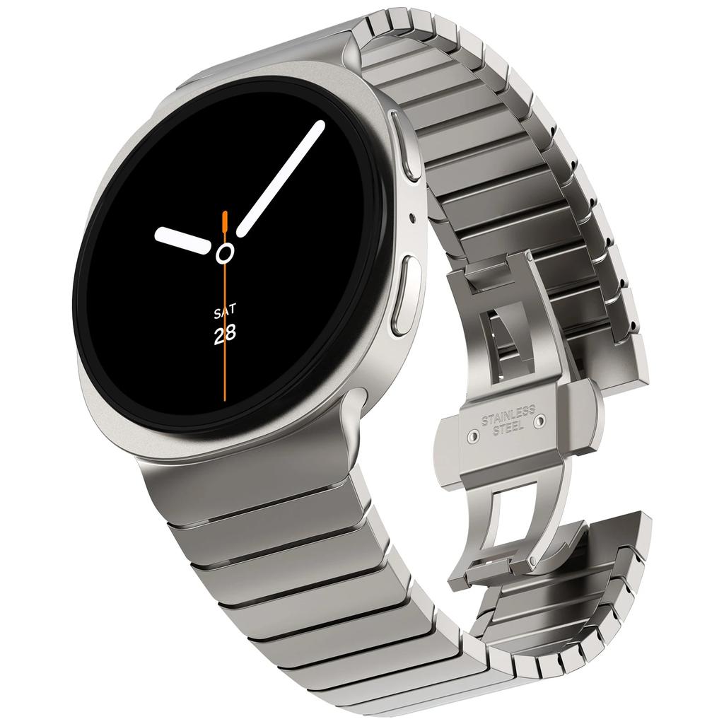 Титановый/Нержавеющий стальной ремешок для Samsung Galaxy Watch 8 40/44 мм 8classic 46 мм Металлический ремешок для Galaxy Watch Ultra 47 мм Браслет