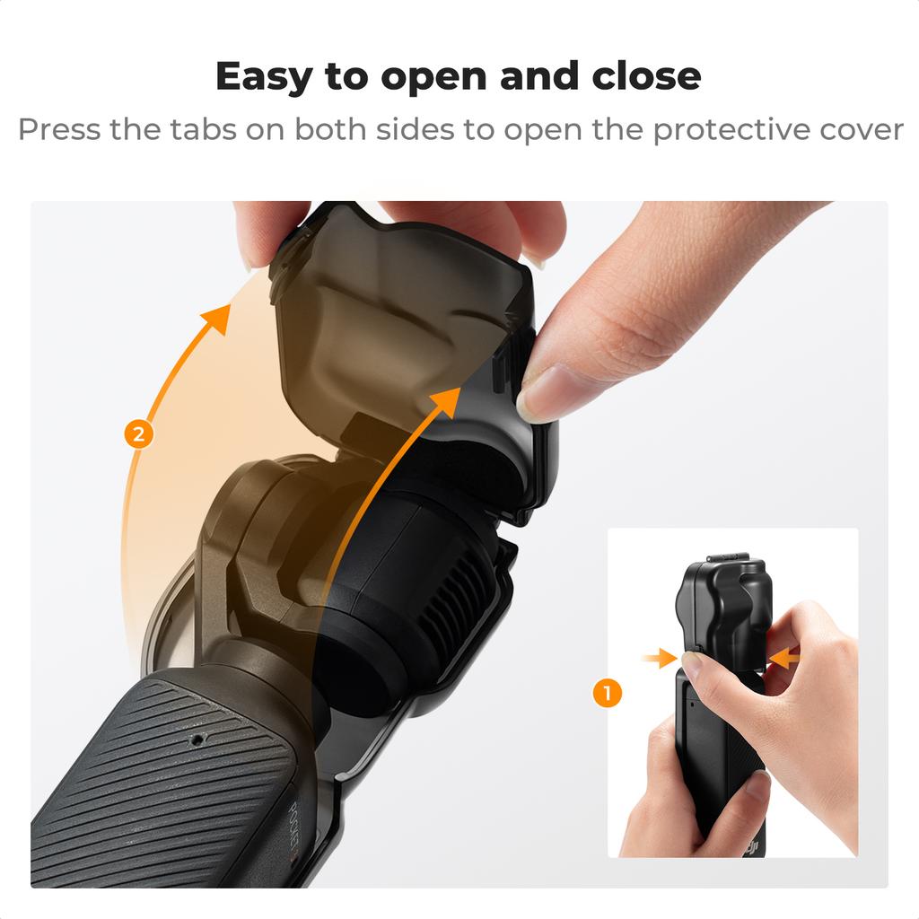 K&F CONCEPT Protective Cover Case for DJI Osmo Pocket 3 Gimbal Screen Protector Lens Guard Plastic Case Pocket 3 Accessories