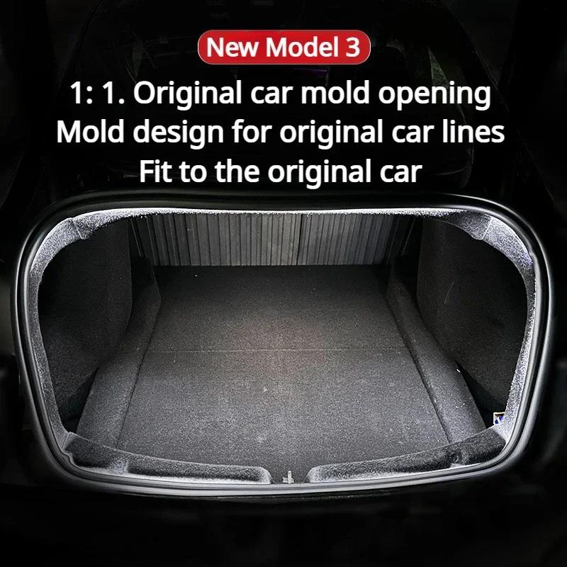For New Tesla Model3 Highland 2024 Car LED Light Strip Flexible Rear Trunk Waterproof Neon Lights Accessories for Tesla Model 3+