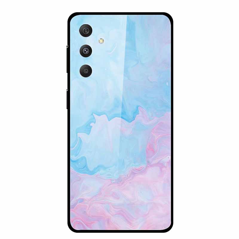 For Samsung Galaxy M54 M34 M14 Case Luxury Tempered Glass Back Cover Hard Case Samsung Galaxy M 54 Capa Fundas Coque Colorful
