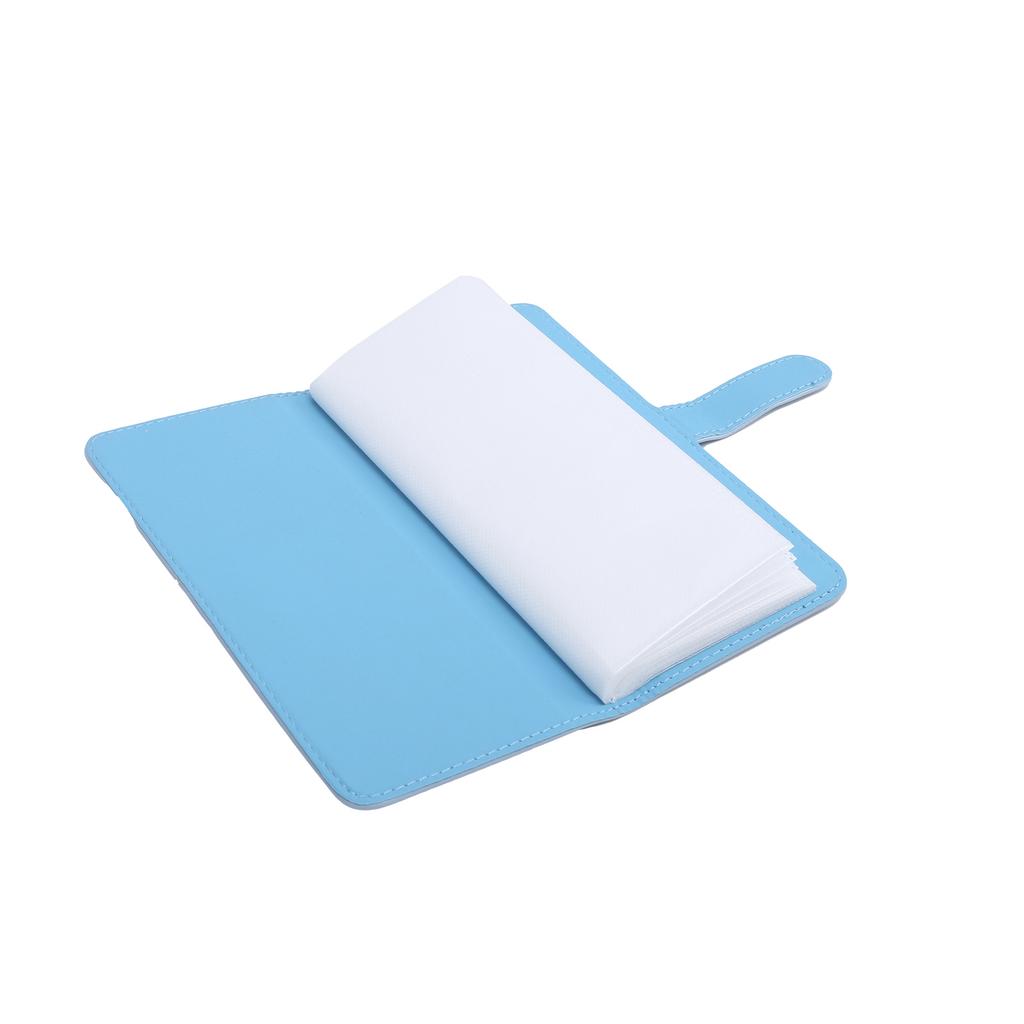 80 Pockets PU Universal Photo Album Card Holder for Polaroid Square SQ1 SQ20 SQ10 SQ6 SP‑3Blue