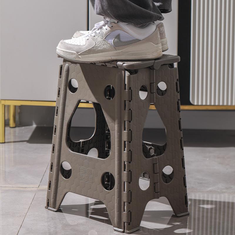 Foldable Stool Stall Chair Fishing Outdoor Camping Portable Household Plastic Folding Small Bench