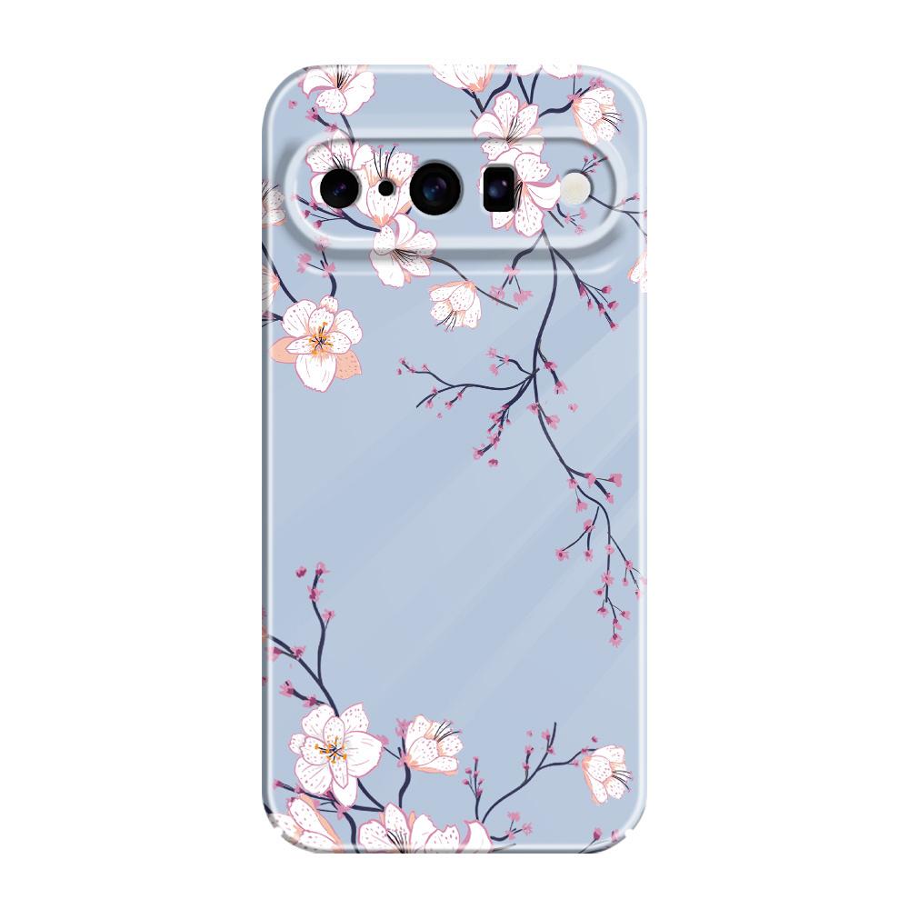 

Fallen Plum Blossoms Phone Case For Google Pixel 10 9 9A 8 8A 7 7A Pro XL 5G Film Hard Cover Google Pixel 9Pro XL