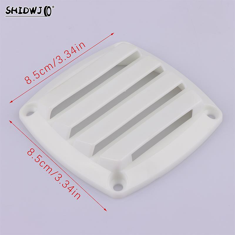 1pcs High Quality Boat Louvered Vent Replace Square Air Vent Grill Ventilation Ducting Cover Outlet Vent for Marine RV