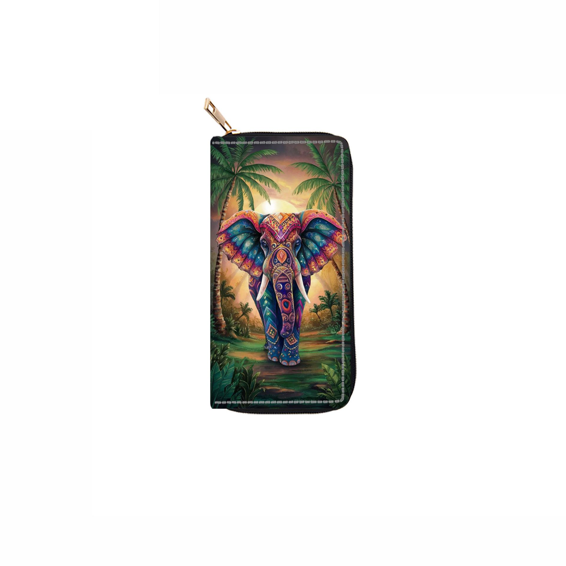 

New ethnic style long wallet clutch wallet wallet