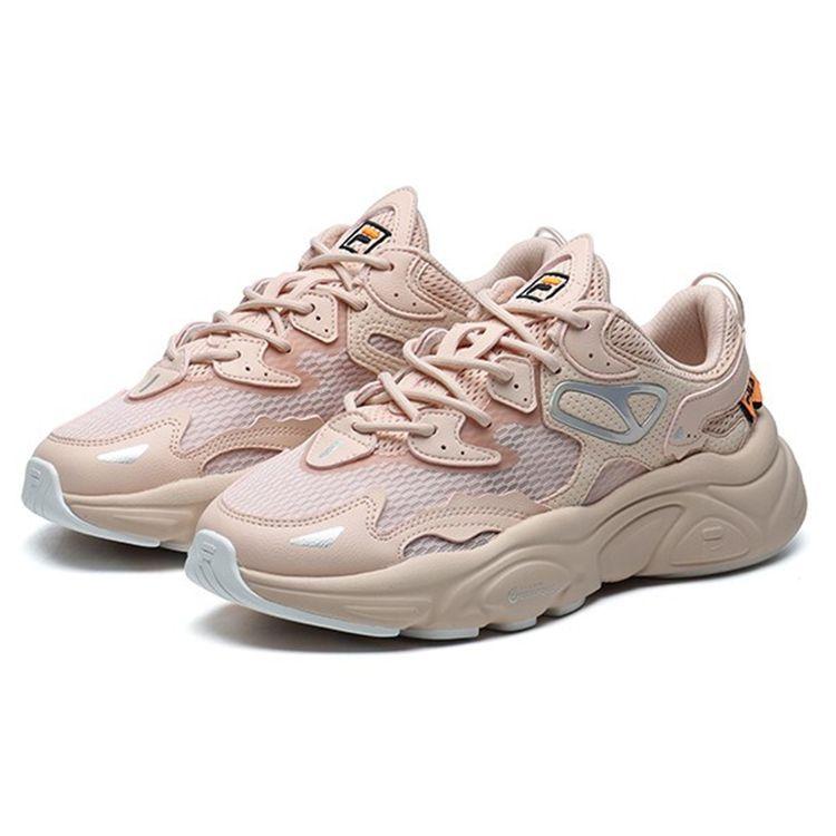Fila Fusion Mars 1 Fabric Comfortable Fashion Casual Low-Top Dad Shoes Women Sneaker Peach T12W125203FCO