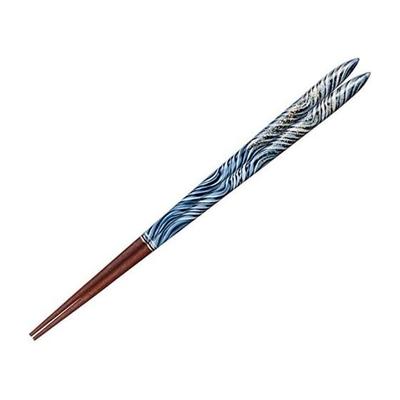 A Pair of Japanese Made Chopsticks, Shokei Blue, 23cm