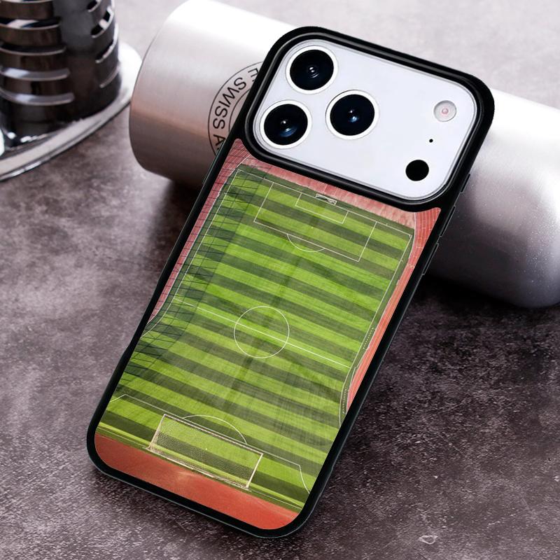 Football Field Phone Case for iPhone 17 16 15 Pro Max Air 14 13 12 11 Plus Shockproof Cover