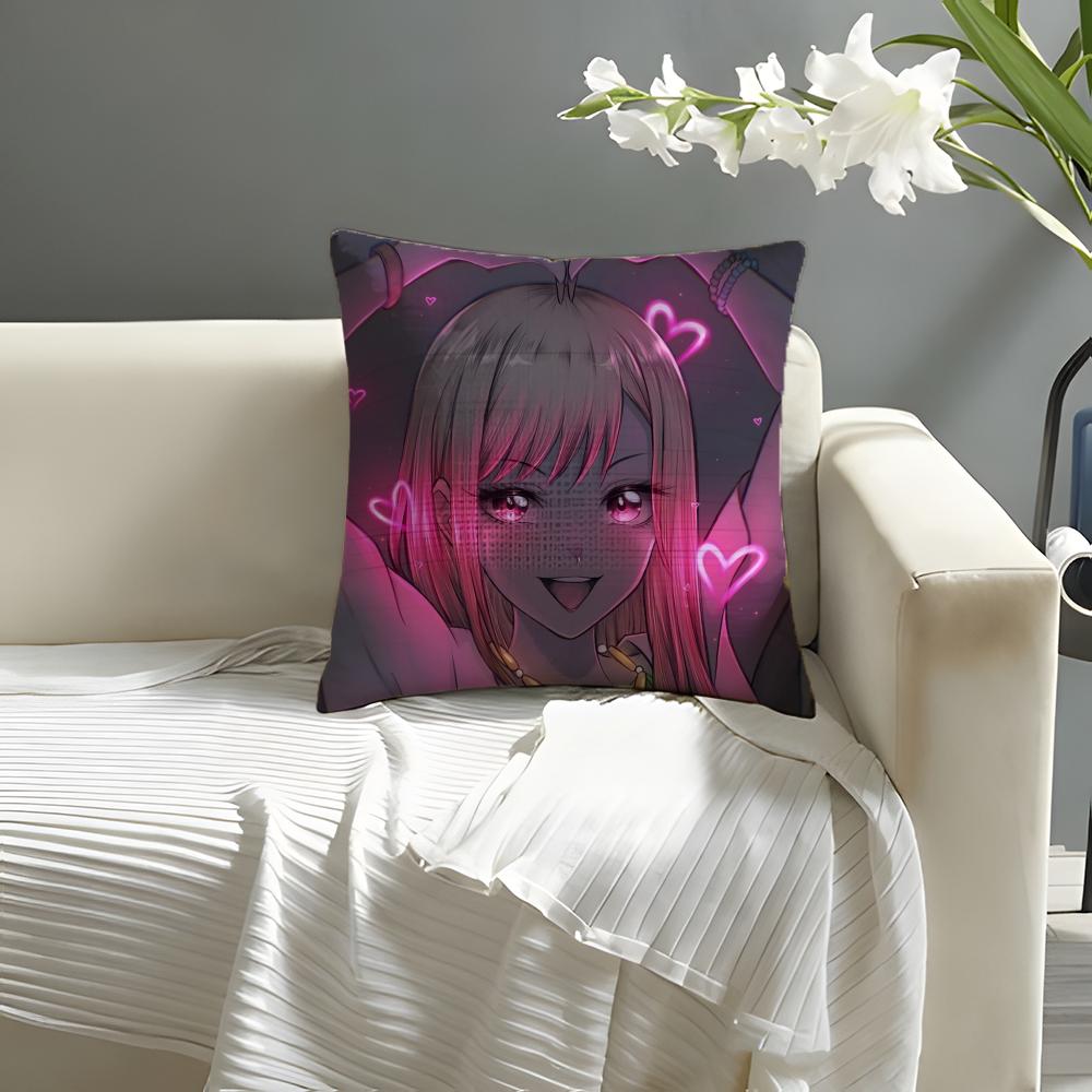 My dress up darling Movie Sticky Pillow Case Natural Linen Organic Fabric DoubleSided Printing Sofa Home Decor Cushion Cover