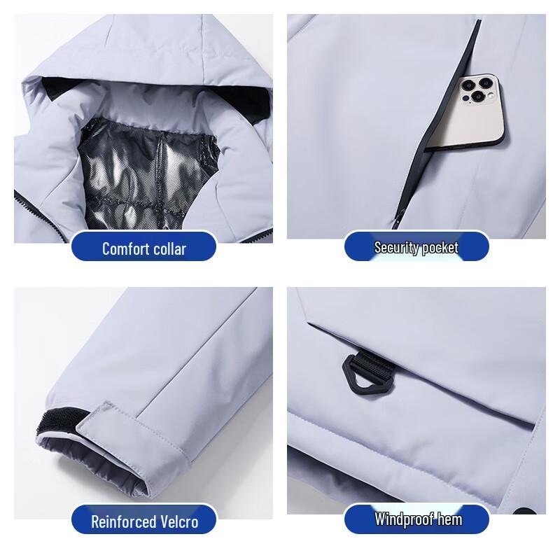 JEANSWEST Men's Hooded Winter Padded Jacket