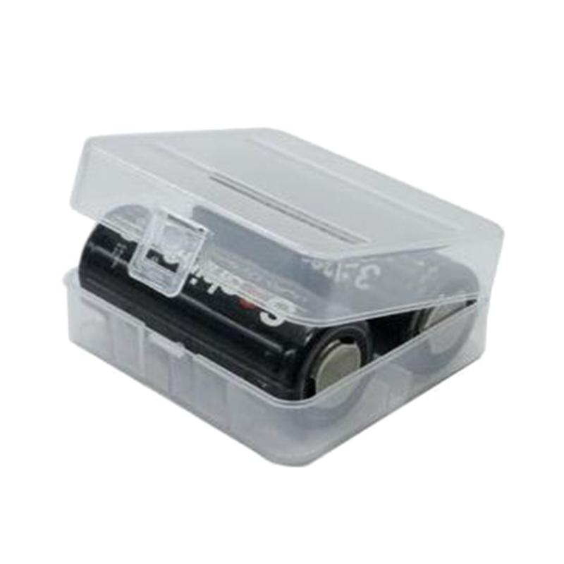 2X 26650 Battery Storage Case Holder Plastic Durable Organizer Safe Battery Protection for Home and Travel