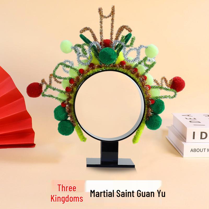 DIY Peking Opera Headband & Hair Accessories Kit for Dragon Boat Festival Team-Building Activity