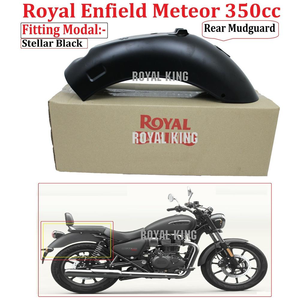Royal Enfield Meteor 350cc "Parafango Posteriore" Adatto in Modal Nero Stellare