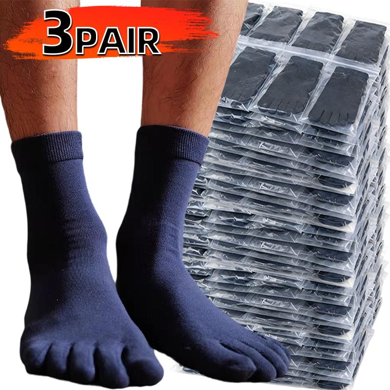 10pairs Unisex Five Toe Socks Men Women Five Fingers Socks Cotton Soft Breathable Sports Running Solid Color Black White Soks
