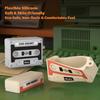 3D Retro Case For AirPods Pro 3 Music Cassette Tape Design with Rope Soft Silicone Earphone Protective Case For AirPods Pro 3