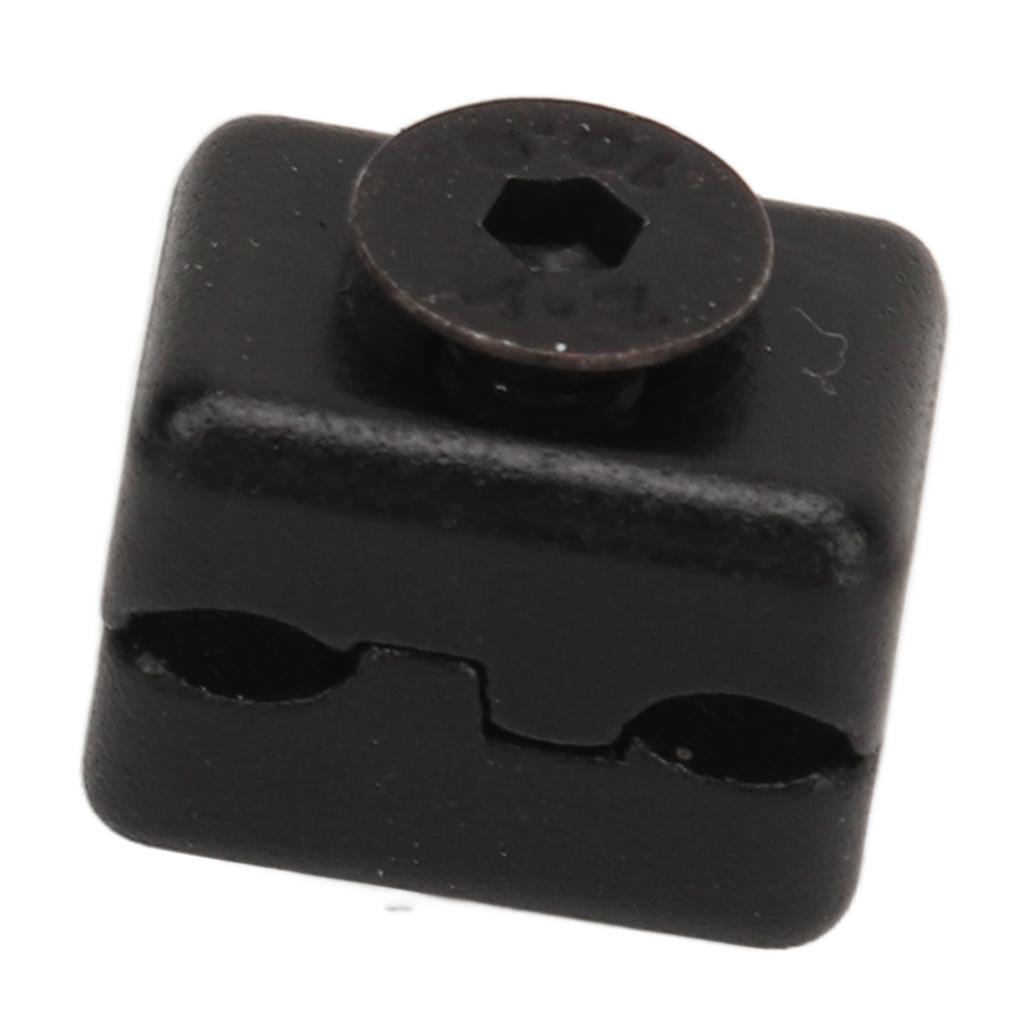 Arrow Rest Clamp Buckle Aluminum with Wrench Arrow Rest Buckle Clip for Adjusting Bowstring