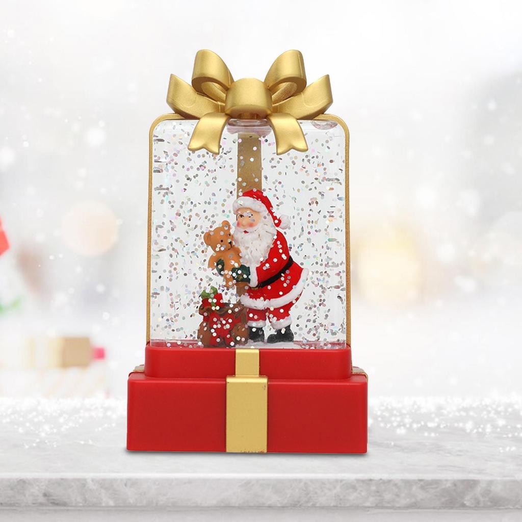 Christmas Santa Claus Lantern Snowman Lantern Light for Window Decoration Tabletop Decor Home Christmas Tree Indoor Outdoor