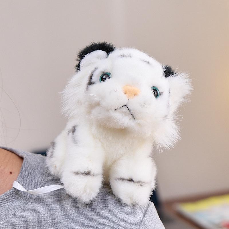 Cute Siberian Tiger Refrigerator Magnet Plush Toy